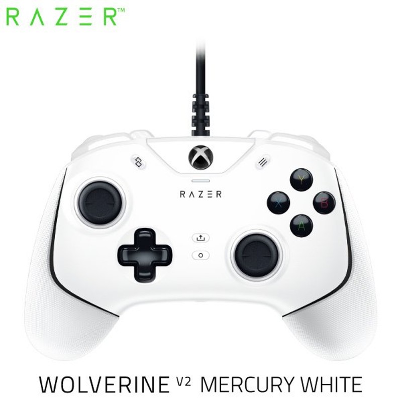 Razer レーザー Wolverine V2 Xbox Series X / S / One / PC Windows 10 対応 有線 ゲームパッド  Mercury White RZ06-03560200-R3M1 ネコポス不可 通販 LINEポイント最大0.5%GET | LINEショッピング