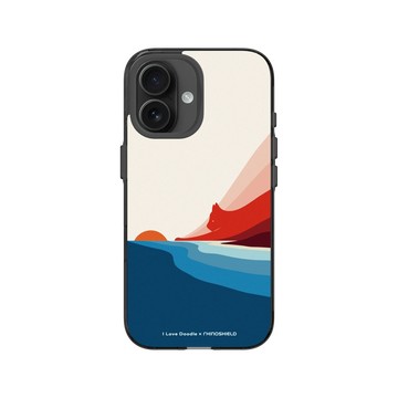 iPhone 16 Clear (相機按鈕) 酷墨灰 - ilovedoodle (Lim Heng Swee) - Cat Landscape - First Dawn 貓咪黎明