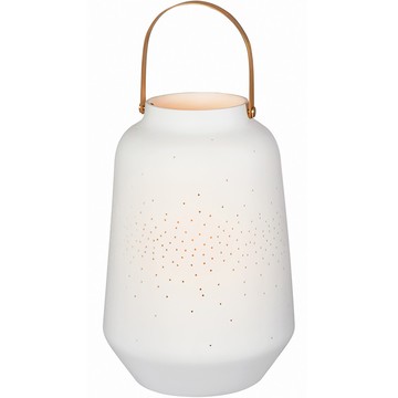 RADER 提柄北歐風白瓷燭台(27cm)