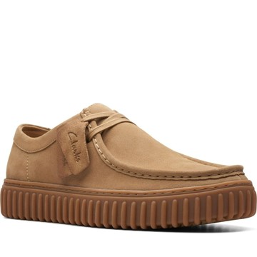 CLARKS TORHILL LO LEISURE 平底鞋 棕色男款鞋子