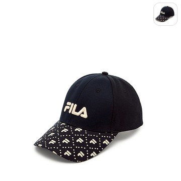 【FILA】經典LOGO帽/棒球帽-黑色 HTY-5010-BK