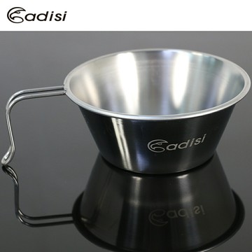 ADISI 大白金鋼碗AS15141\t 600ml / 城市綠洲專賣(單人適用、戶外露營、炊煮、碗盤)