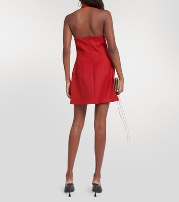 Magda Butrym Halterneck virgin wool minidress