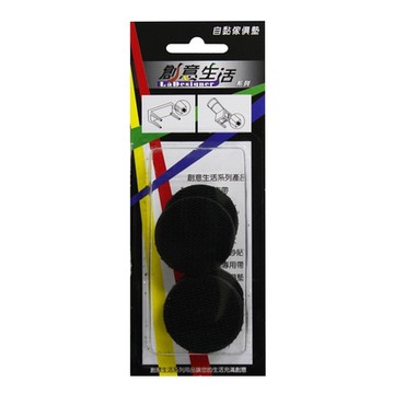 (3入優惠組)創意生活  自粘傢俱墊 3.8cm圓*6pcs 台灣製（P91445）顏色隨機