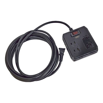 MAX STAR 太星電工 一開四插動力軟線  5m  顏色隨機  1條