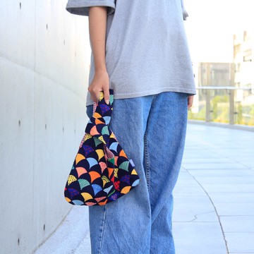 【日本棉布】大正鱗片 交叉手腕包