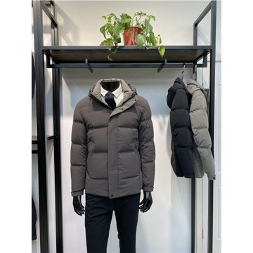 不倒帽設計羽絨服男士牛奶絲面料商務休閑百搭保暖鴨絨服領佐諾依