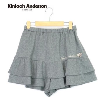 Kinloch Anderson 甜美兩層式飄逸棉質褲裙 金安德森女裝(KA0864010 黑/灰)