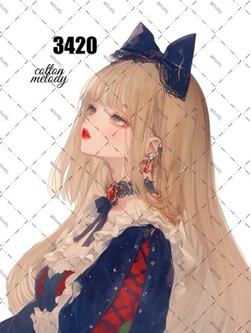 original sticker no.3420 人物貼紙 原創貼紙 原創人物貼紙 裝飾貼紙 cotton melody
