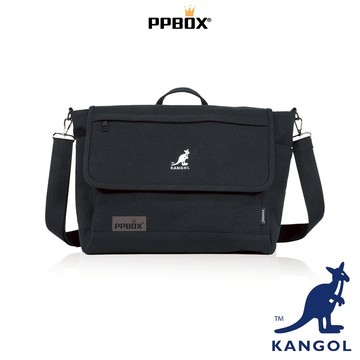KANGOL 袋鼠 硬挺郵差包 獨家款 【65558707】 時尚 書包 側背郵差包 側背包 兩用側背包 包包