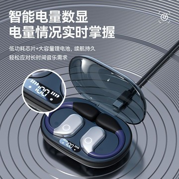 跨境電商抖音新款M82運動拼色藍牙耳機長續航不入耳掛耳式可批【北歐家居生活】