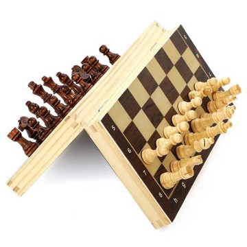 木質國際象棋磁性可折疊便攜益智棋牌游戲專業跨境廠家直銷