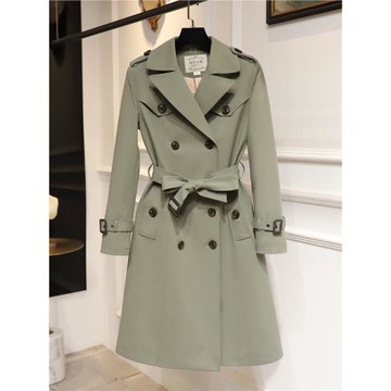 風衣女款2025新款秋大衣女外套今年流行長款高貴女裝秋季復古女士