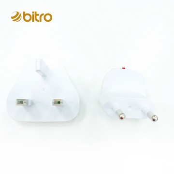 【bitro】 GaN 150W 氮化鎵四孔急速快充電源供應器專用轉接頭(歐規&英規)