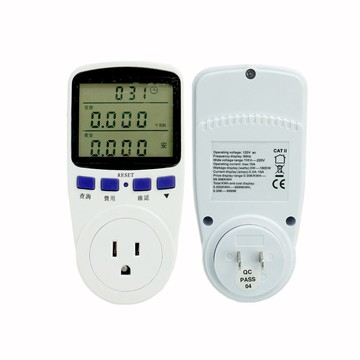 電池電力測電器 電費計算監控儀 查電表計算 電力監測器 耗電量統計 630-MPM15A 電力監測器 電度計算 電力費用 電力監測