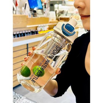 玻璃杯高級感輕奢茶水分離泡茶杯時尚帶吸管男女高顏值杯子耐高溫