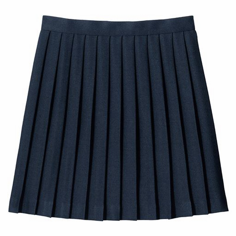 丈が選べる日本製単色プリーツスカート 防しわ 洗濯機ok スクール 制服 ネイビー 55 総丈42cm 通販 Lineポイント最大1 0 Get Lineショッピング