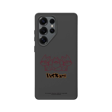 Galaxy S25 Ultra SolidSuit 黑 - 排球少年 Haikyu!! - 線稿風格 - 宮侑&宮治&北信介