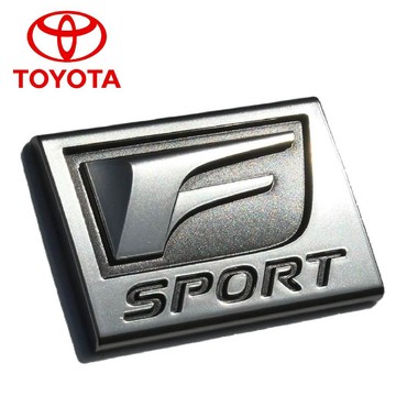 【PP保勁國際】日本原裝 LEXUS F SPORT 葉子板鋁牌 F SPORT 銘牌貼 IS ES UX NX RX