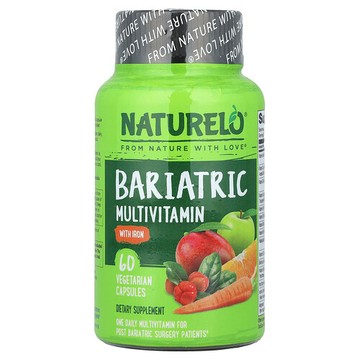 NATURELO, 肥胖調節含鐵複合維生素素食膠囊，60 粒裝