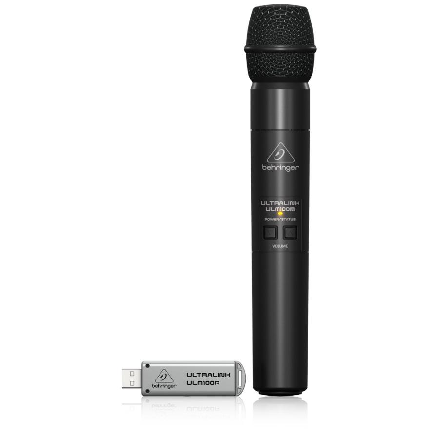 Behringer ULTRALINK ULM100USB High-Performance 2.4 GHz Digital Wireless Microphone with USB Receiver