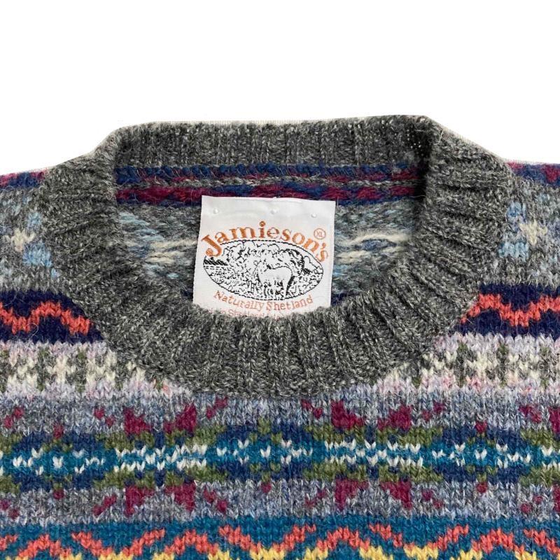 JAMIESON'S(ジャミーソンズ)【MADE IN ENGLAND】 ALL OVER FAIRISLE