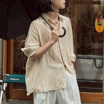 【Metanoia】🇰🇷韓製 翻領輕薄長袖襯衫