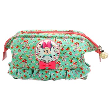 收納王妃 施華洛世奇鄉村風大開口化妝包  米妮多色  25 x 11 x 9cm