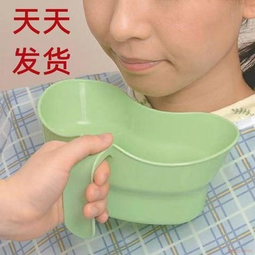 桃園出貨✨臥牀病人刷牙刷杯漱口杯口腔洗漱杯嘔吐痰盆照顧老年人介護理用品
