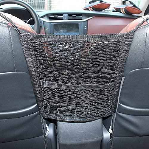 3-Layer Car Mesh Organizer, Stretchable Seat Back Net Bag, Barrier of  Backseat Pet Kids, Cargo Tissue Purse Holder, Driver Stora - AliExpress