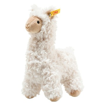 Steiff 德國金耳釦泰迪熊 黃標玩偶  14cm  羊駝  1個