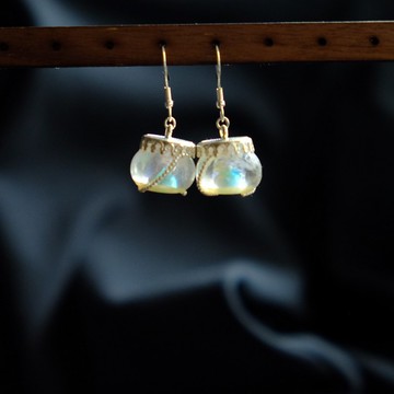 【清い魔薬】Clear Poison - Silver Earrings by ETPLANT