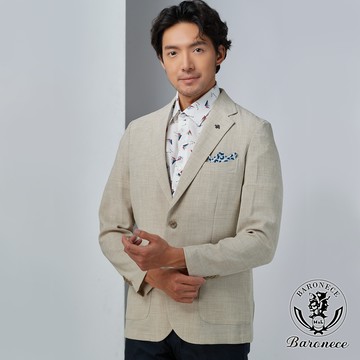 【BARONECE】夏日紳士輕休閒獵裝_卡其(540204-05)
