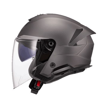 【俐落帥氣】LS2 OF618 VERSO II 素色款 消光灰 3/4罩安全帽