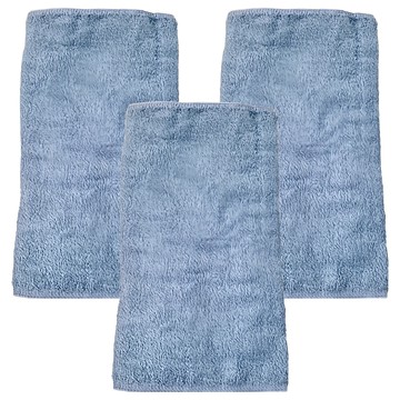 LIFE 來福牌 HS0526 簡單素色毛巾 3入 33x76cm 棉質吸水速乾  灰藍  3條