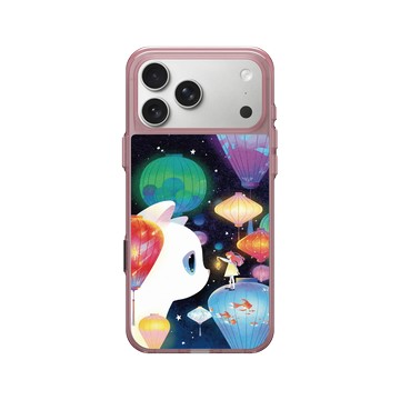 iPhone 17 Pro Max Clear (相機按鈕) 晶醺玫 - Little Oil Art 小油画 - 希望的光