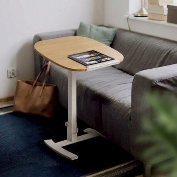 Flexispot | 全折疊升降邊桌 - 楓木紋
