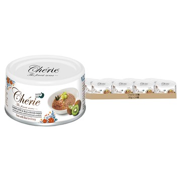 Cherie 法麗 貓用 全營養主食罐  鮪魚佐奇異果  80g  24罐