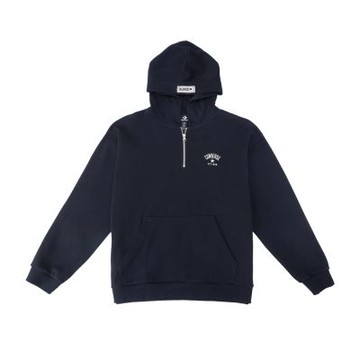 CONVERSE LOOSE HOODIE FLEECE TOP TOTAL ECLIPSE 男女 連帽上衣 UCJ405-GHM