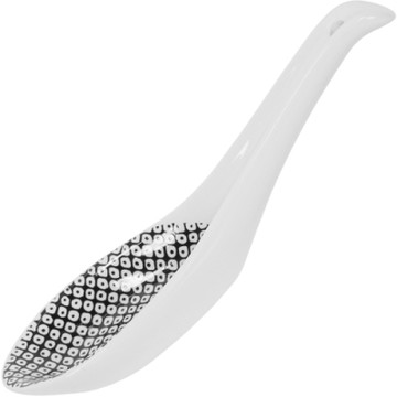 《Tokyo Design》瓷製餐匙-網紋黑-- 湯匙 餐具