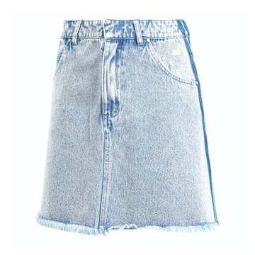 Adidas Ksenia Skirt IU2509 女 牛仔短裙 流行 休閒 寬鬆 高腰 愛迪達 牛仔藍