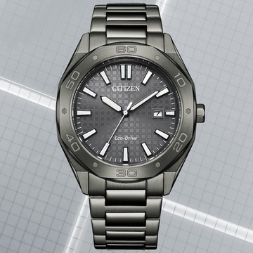 CITIZEN星辰 GENT S系列 八角錶殼 時尚光動能腕錶 新年禮物 推薦 送禮 41mm/BM7637-81H