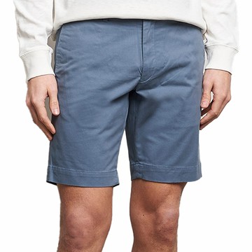 Polo Ralph Lauren RL 熱銷刺繡小馬休閒短褲-灰藍色(CLASSIC FIT)