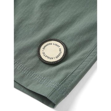 SIMWOOD/簡木【寬松版】145g雙線格尼龍四面彈撞色沙灘短褲