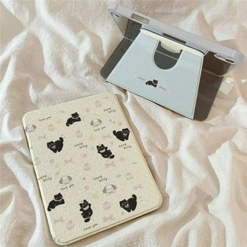 悠閑KT貓適用oppopad3保護殼pad4pro新款oppopadair2平板套360°旋轉一加OnePlus Pad Pro亞克力帶筆槽小清新