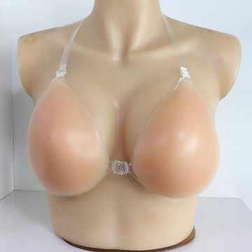 💗臺灣出貨💗水滴杯硅膠胸貼深V設計隱形無痕防走光乳貼硅膠送肩帶文胸內衣0401