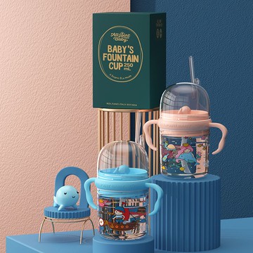 【免運特惠】趣味鯨魚噴水杯禮物/ALLJOINT