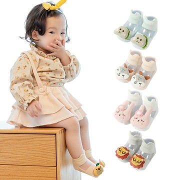 【2雙入】寶寶襪 春夏冰絲立體動物童襪 襪子