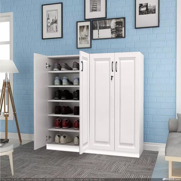 帶鎖鞋柜門外柜多層儲物柜現代簡約室外多層大容量電子密碼鎖鞋柜 99購物節