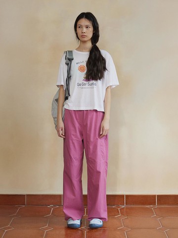 Layla Baggy Pants [Magenta]